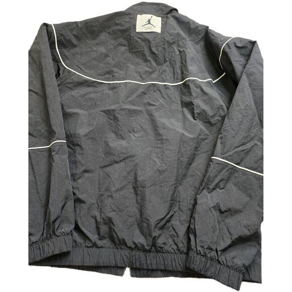 Nike Air Jordan Essentials Warm Up Jacket Men's L Black/White EUC - Picture 7 of 13